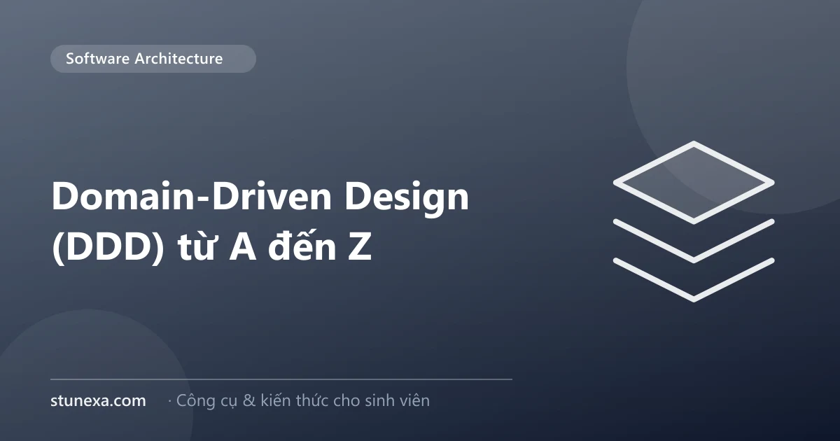 Domain-Driven Design (DDD) từ A đến Z