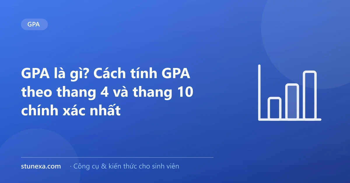 GPA là gì? Cách tính GPA theo thang 4 và thang 10 chính xác nhất
