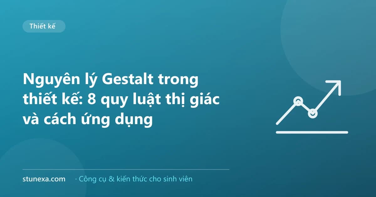 Nguyên lý Gestalt trong thiết kế: 8 quy luật thị giác và cách ứng dụng