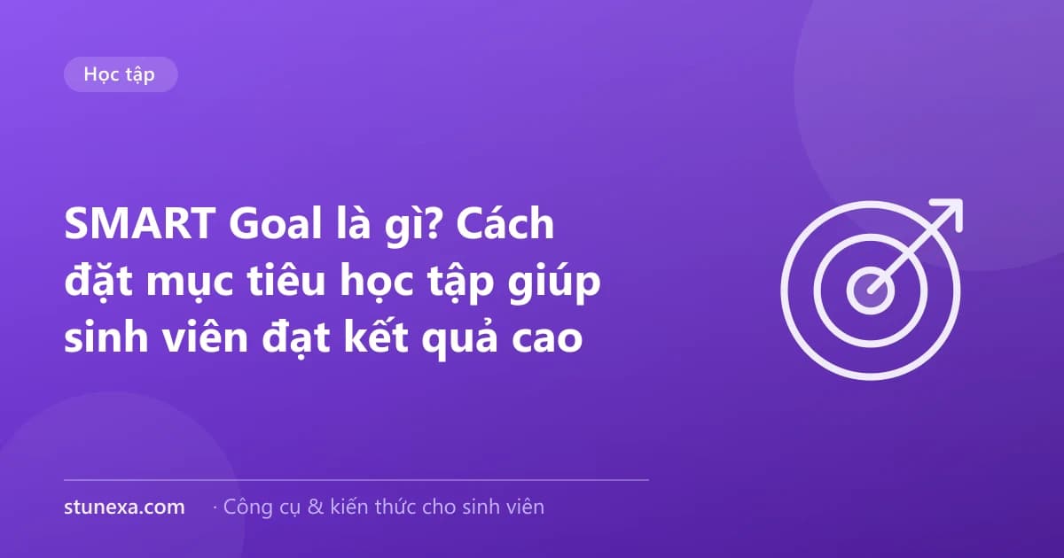 SMART Goal là gì? Cách đặt mục tiêu học tập giúp sinh viên đạt kết quả cao