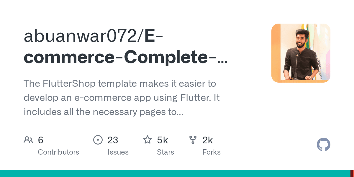 Flutter E-commerce UI Kit hoàn chỉnh